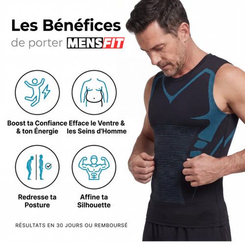 Mensfit™ | Débardeur de Compression Affinant